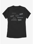 Star Wars Star Logos Womens T-Shirt, BLACK, hi-res
