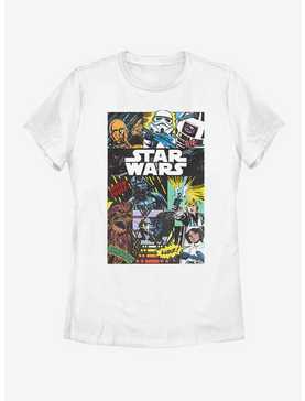 Star Wars Classic Comic Collage Womens T-Shirt, , hi-res