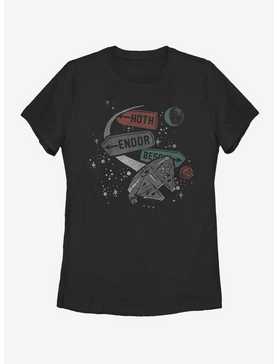 Star Wars Planet Map Womens T-Shirt, , hi-res