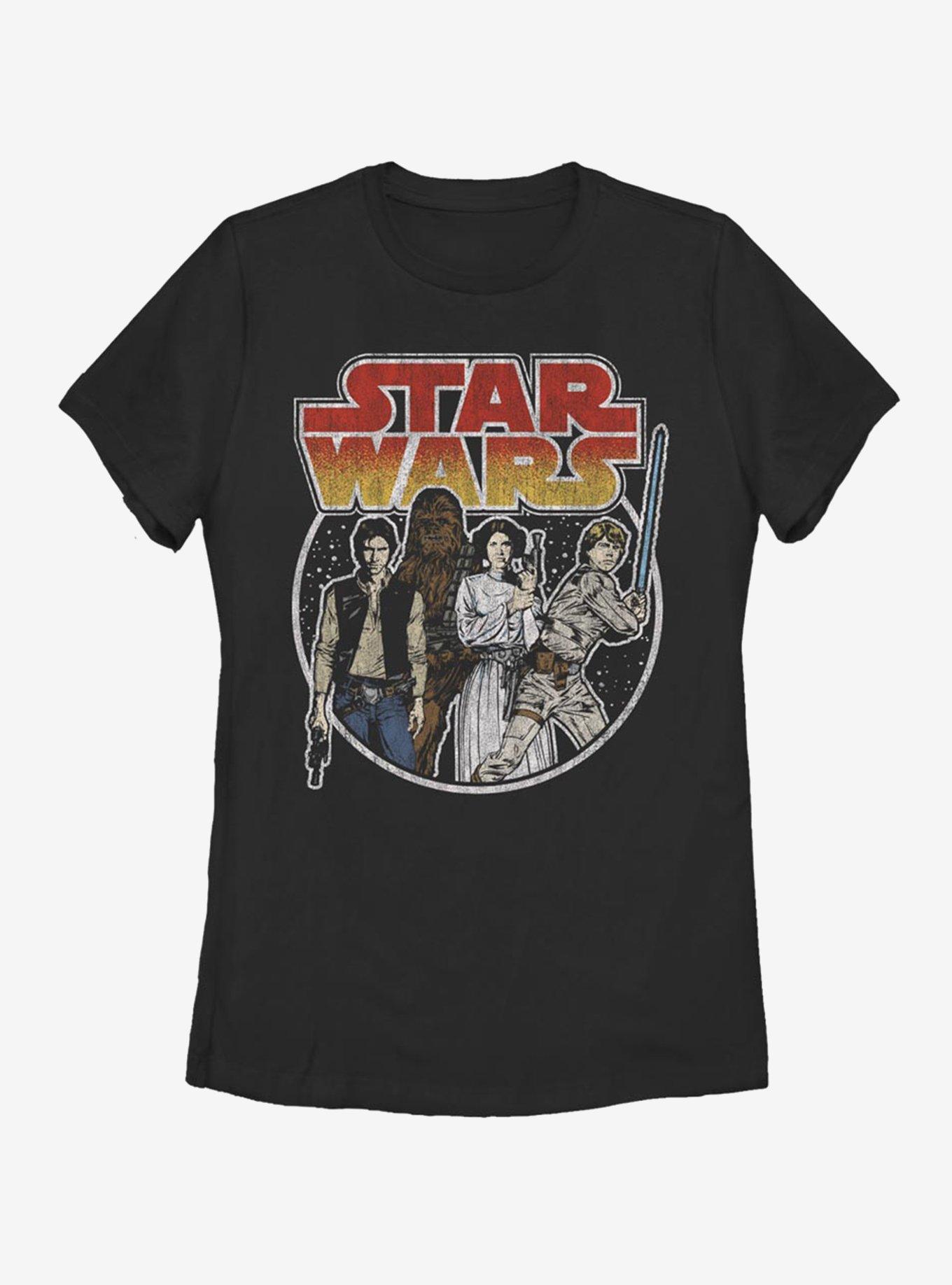 Star Wars Rebel Group Womens T-Shirt, , hi-res