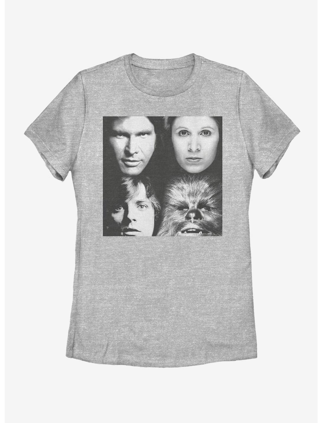 Star Wars Classic Faces Womens T-Shirt, ATH HTR, hi-res