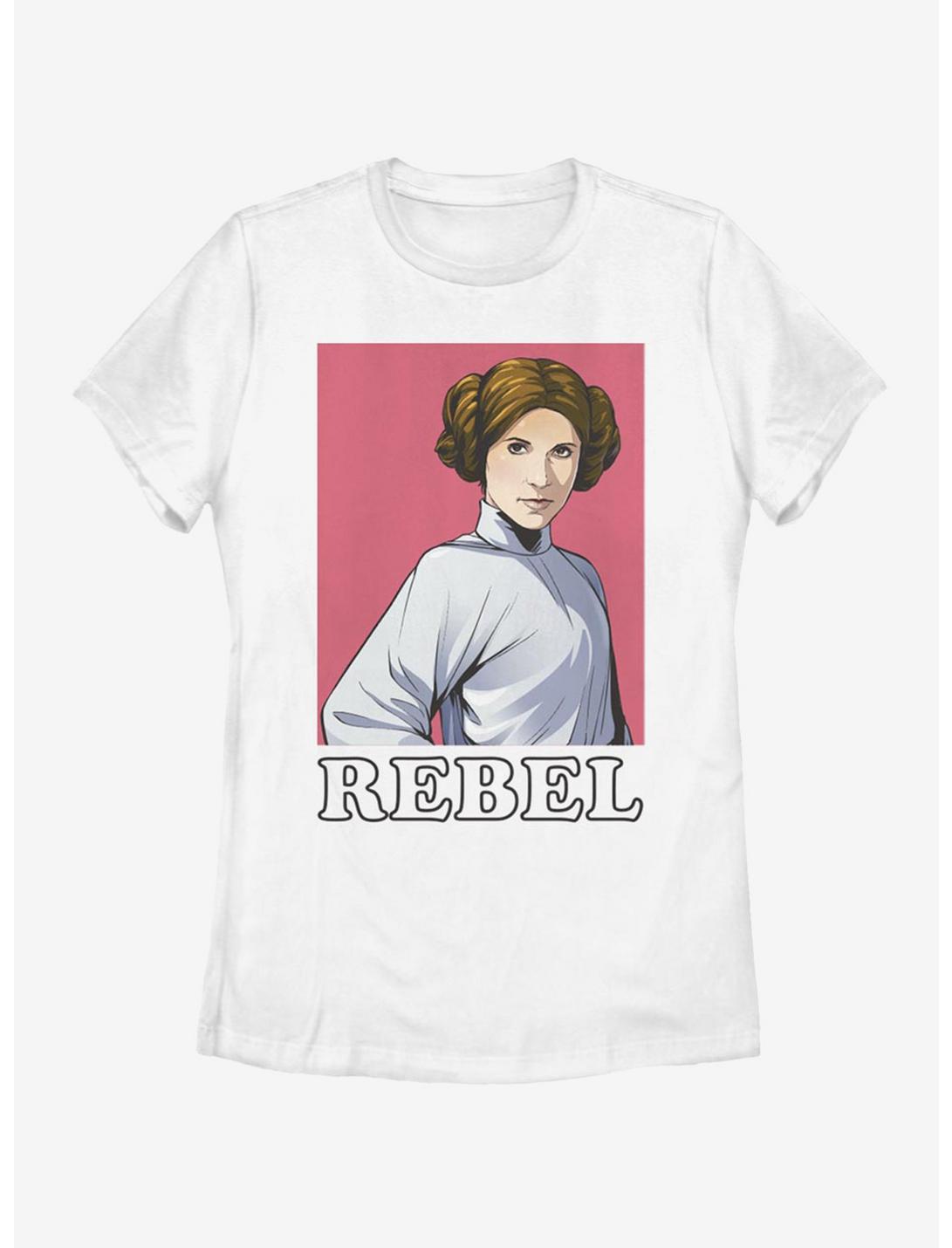 Star Wars Single Leia Womens T-Shirt, WHITE, hi-res
