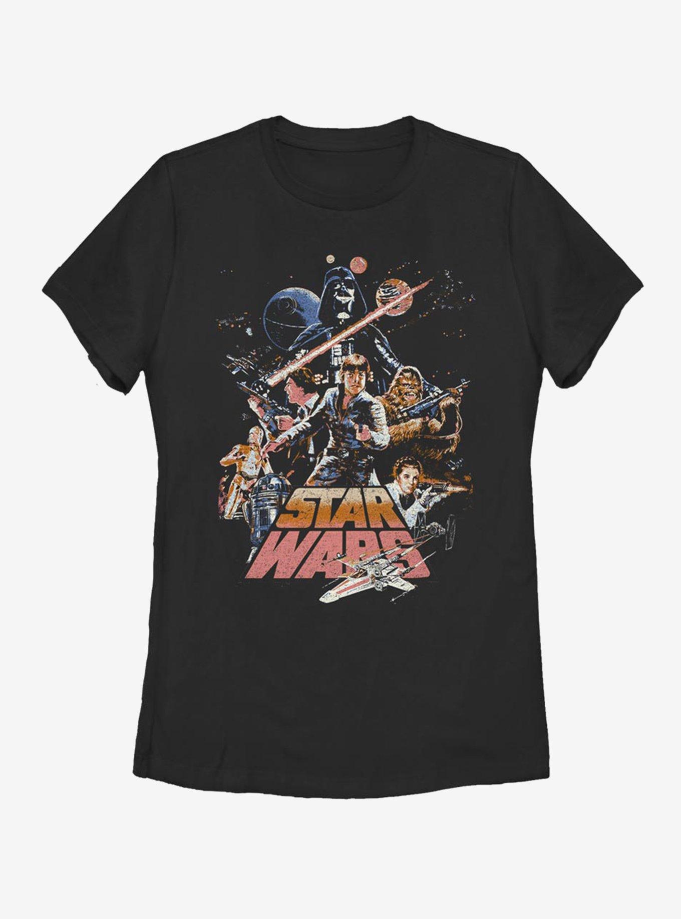 Star Wars Stand And Fight Womens T-Shirt, BLACK, hi-res