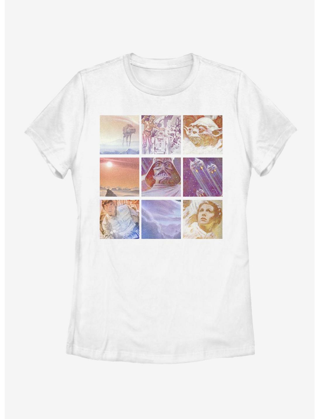 Star Wars Three By Three Womens T-Shirt, WHITE, hi-res