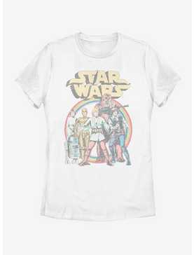 Star Wars Classic Rainbow Womens T-Shirt, , hi-res
