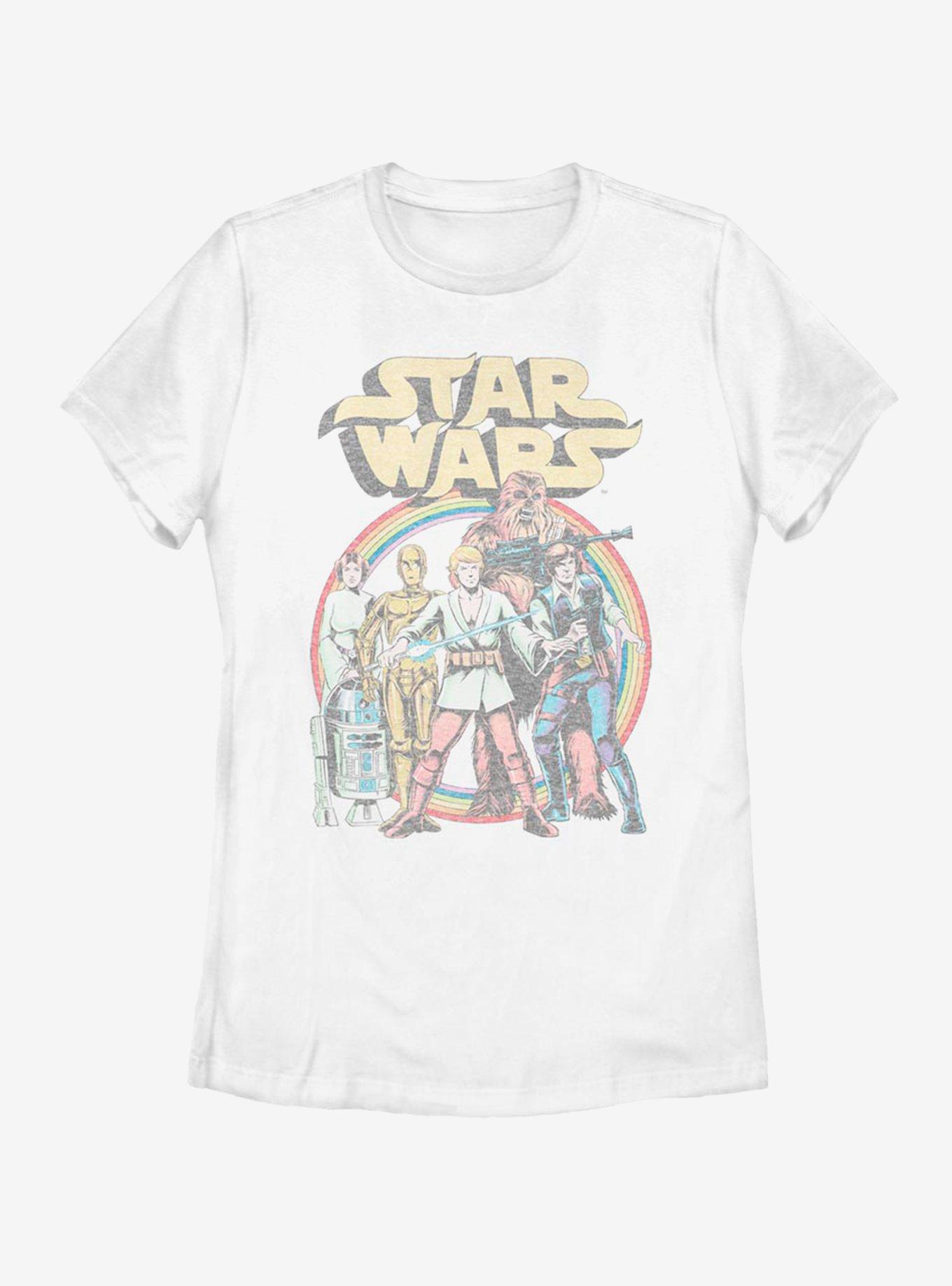 Star Wars Classic Rainbow Womens T-Shirt, , hi-res