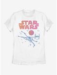 Star Wars Classic X-Wing Womens T-Shirt, WHITE, hi-res