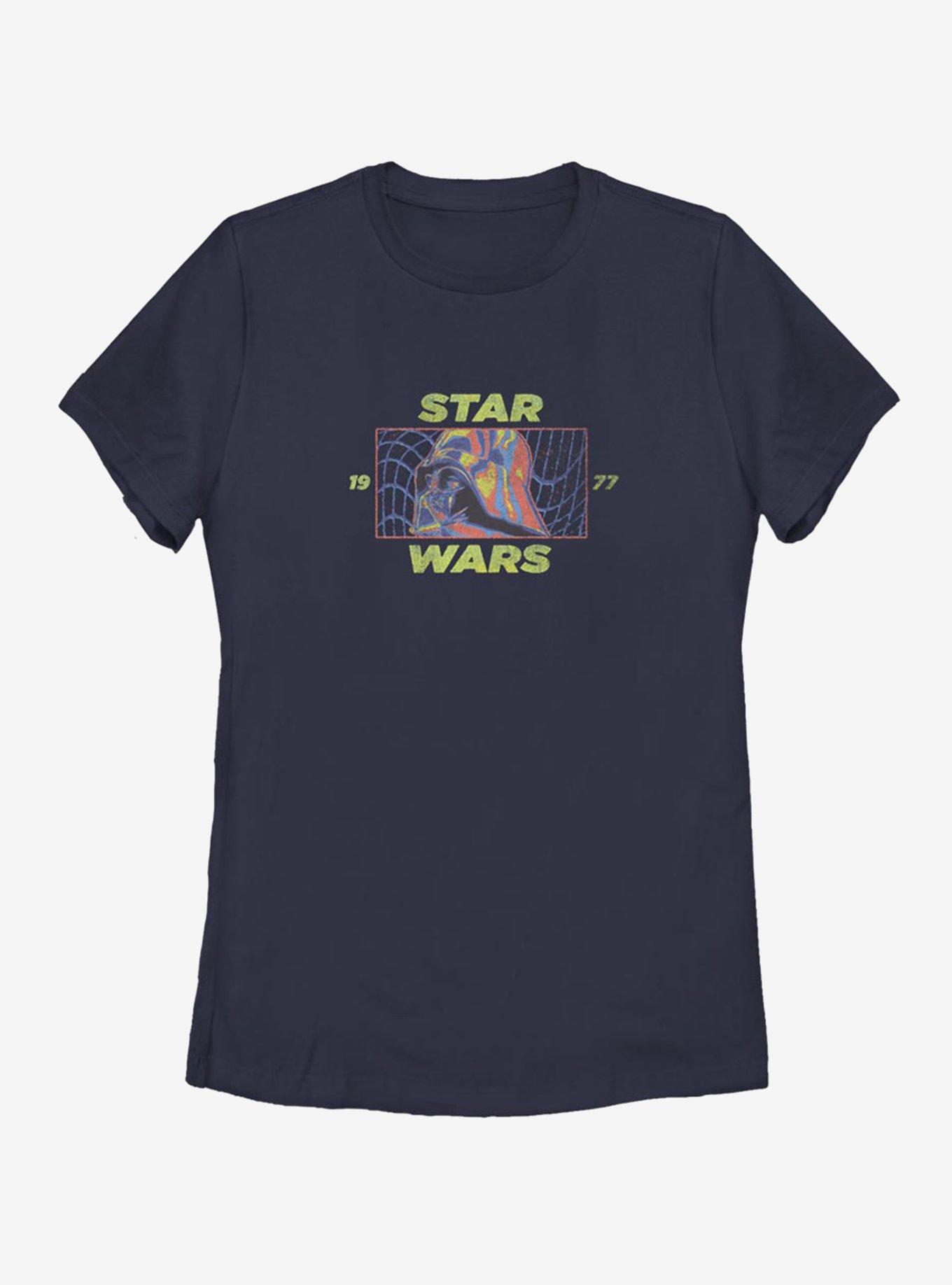 Star Wars Vader Thermal Alt Womens T-Shirt, NAVY, hi-res