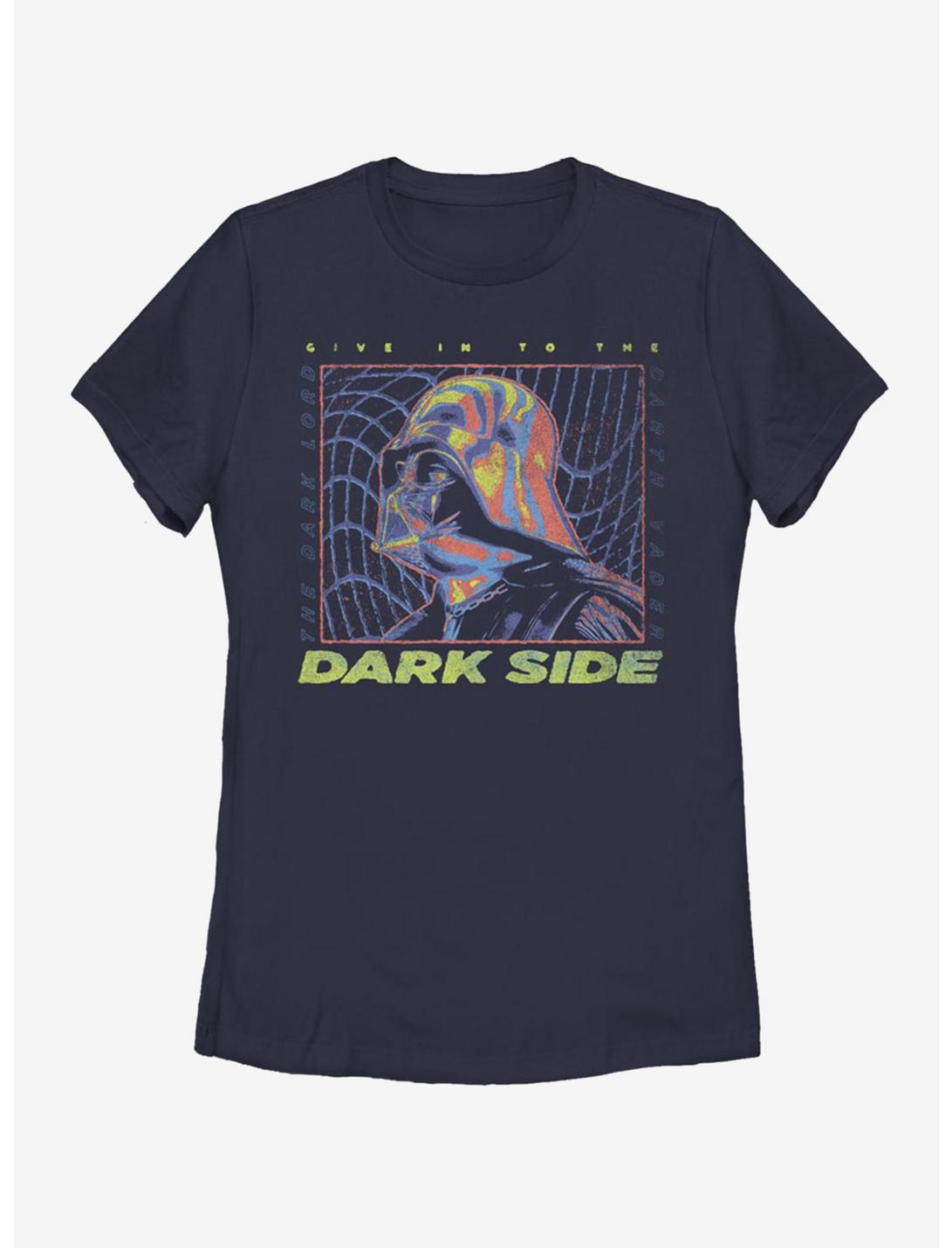 Star Wars Vader Thermal Warp Womens T-Shirt, NAVY, hi-res