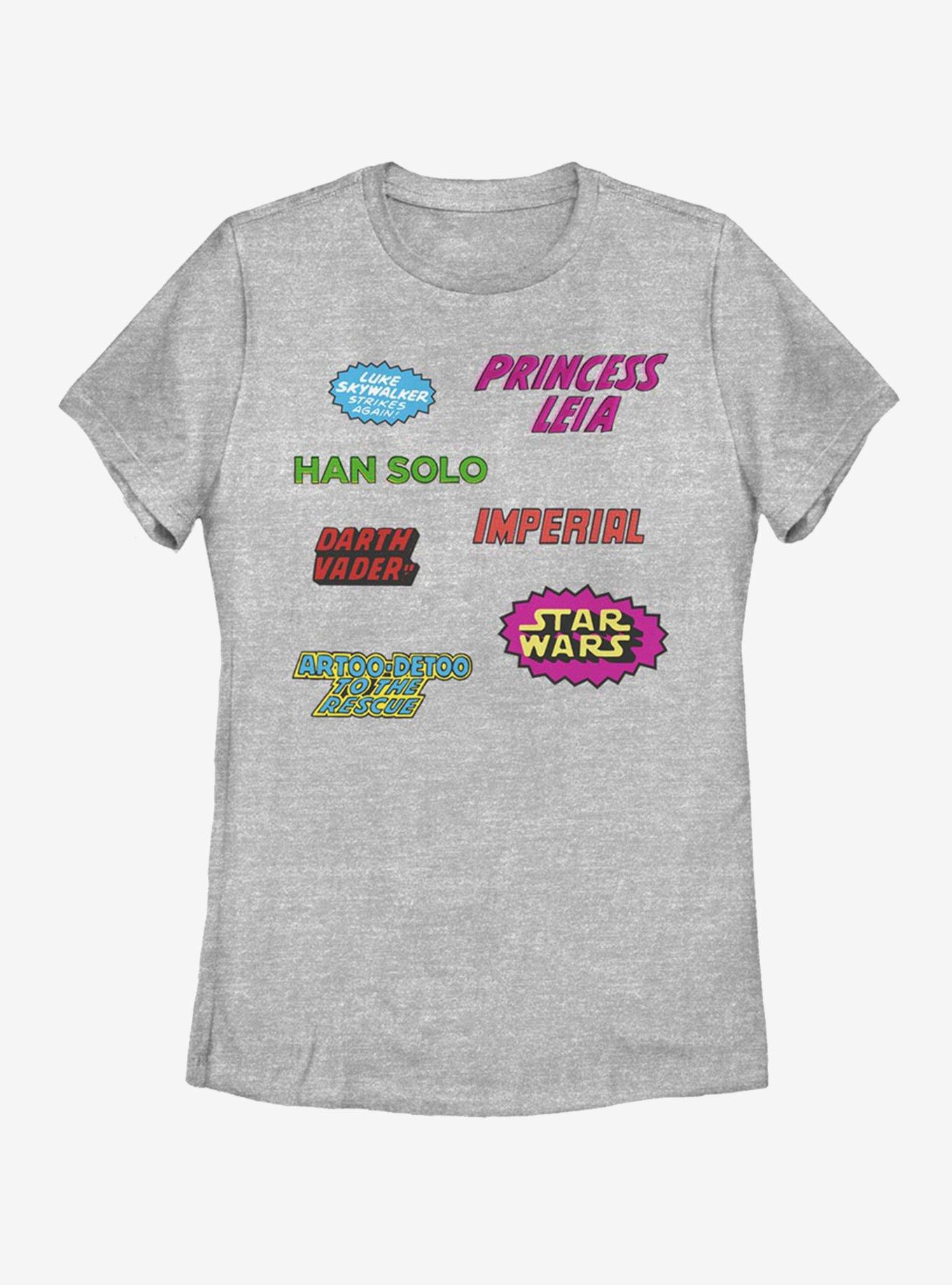 Star Wars Vintage Logos Womens T-Shirt, , hi-res
