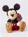 Disney Mickey Mouse Jim Shore Flower Bouquet Mini Resin Figurine, , hi-res