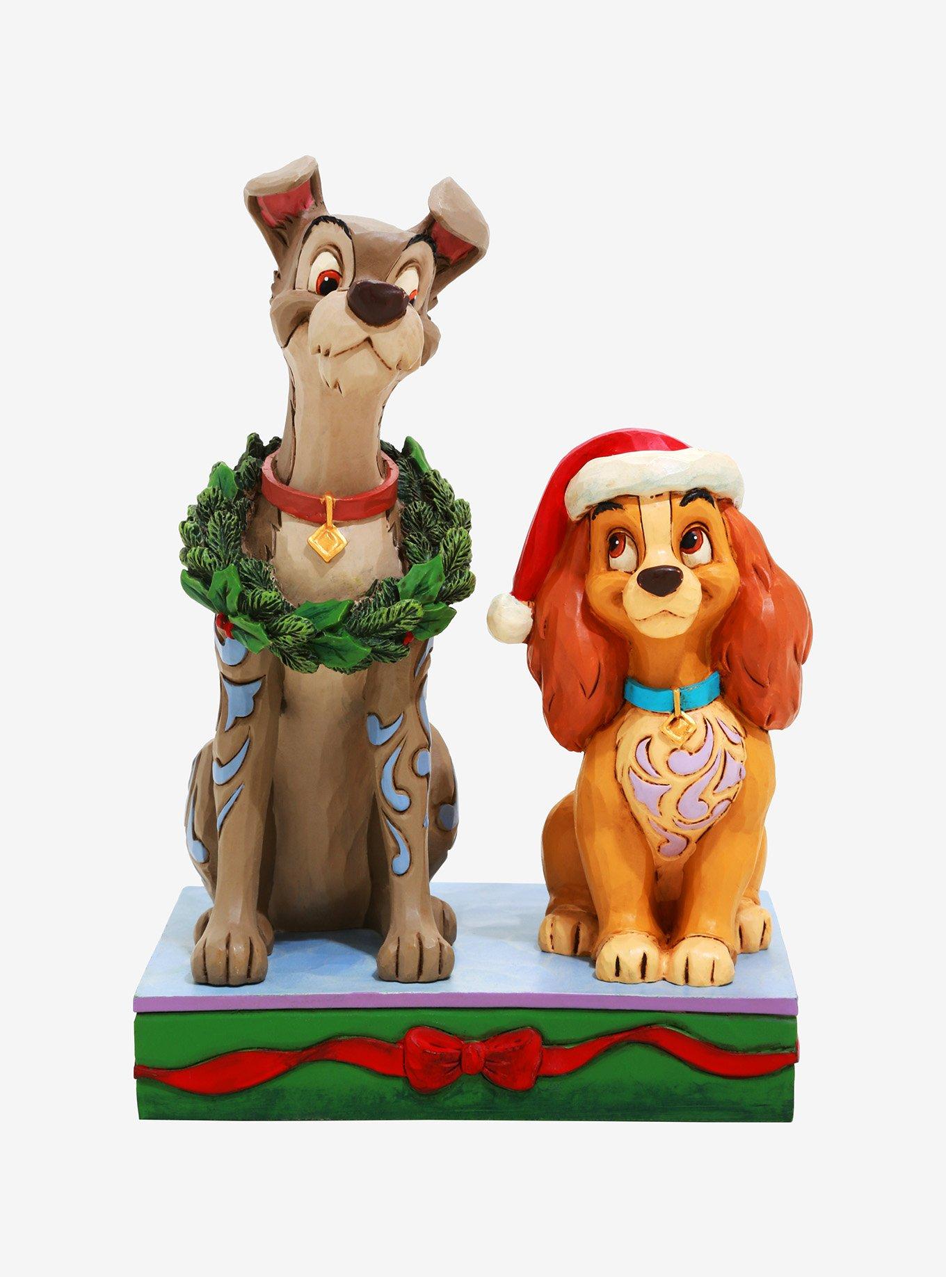 Disney Lady And The Tramp Jim Shore Decked Out Dogs Figurine, , hi-res