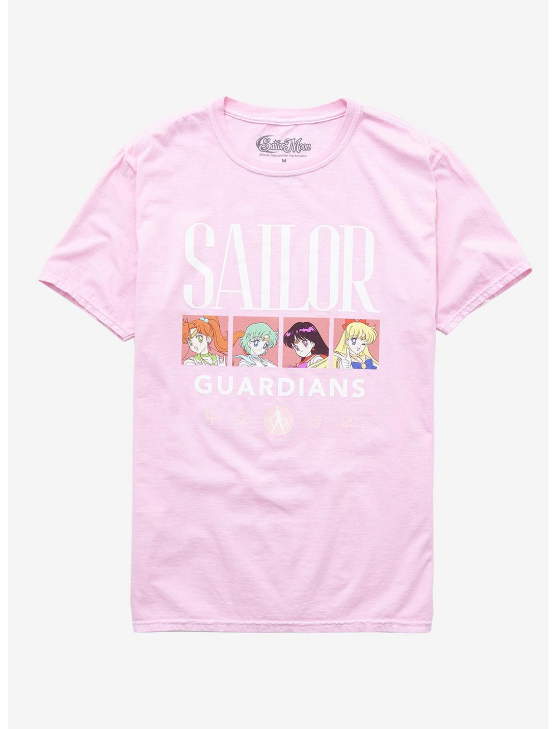 Sailor Moon Sailor Guardians Boxes Boyfriend Fit Girls T-Shirt, MULTI, hi-res