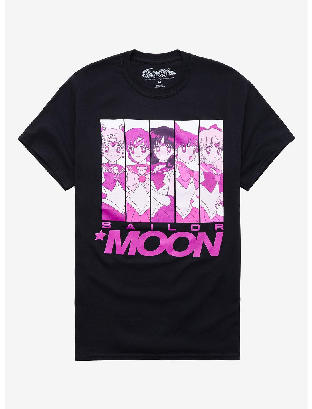 Sailor Moon Pink Guardian Panels T-Shirt, BLUE, hi-res