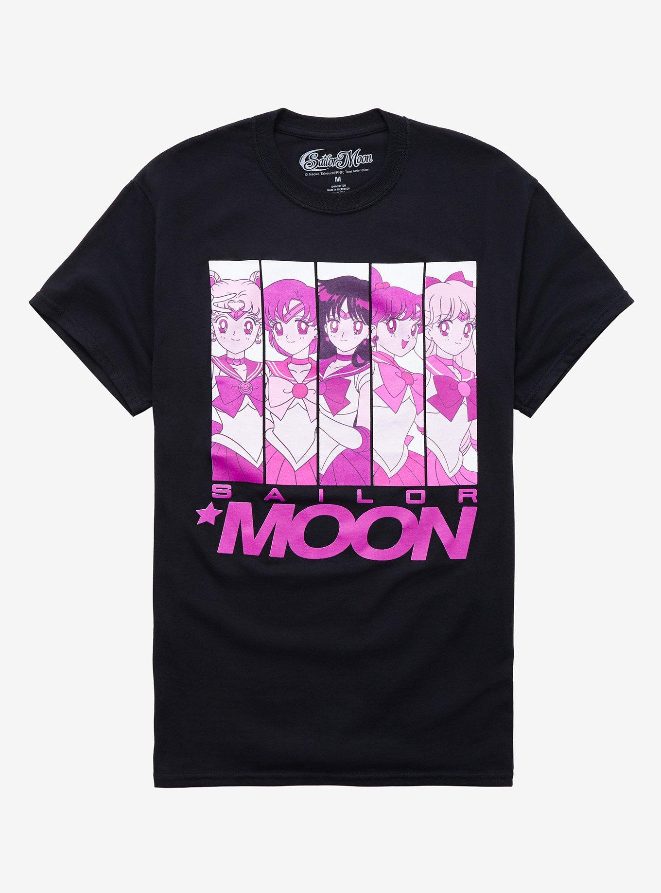Sailor Moon Pink Guardian Panels T-Shirt, BLUE, hi-res