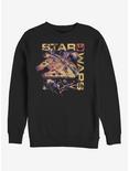Star Wars Color Falcon Sweatshirt, BLACK, hi-res