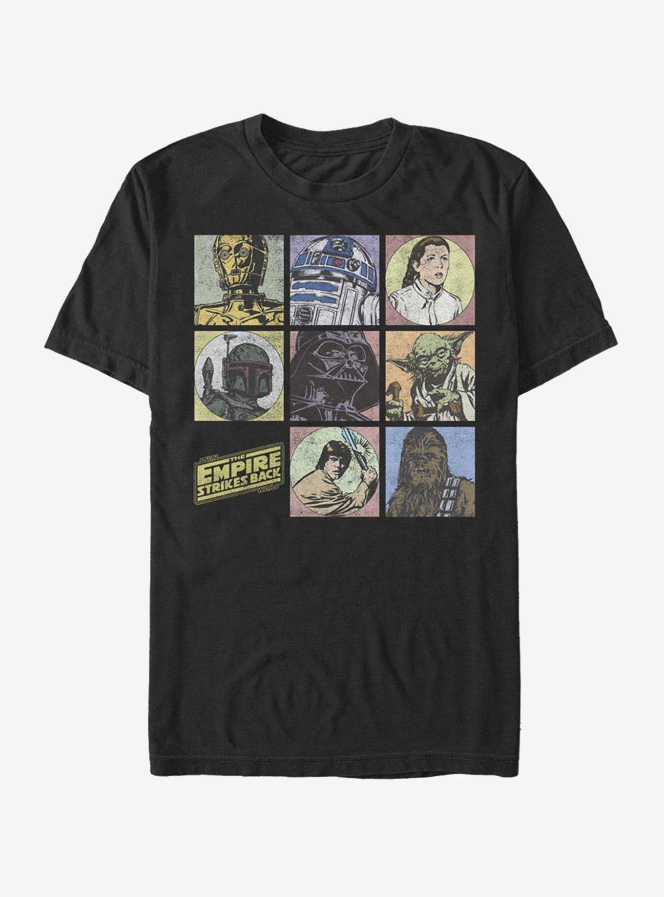 Star Wars Character Boxes T-Shirt, BLACK, hi-res
