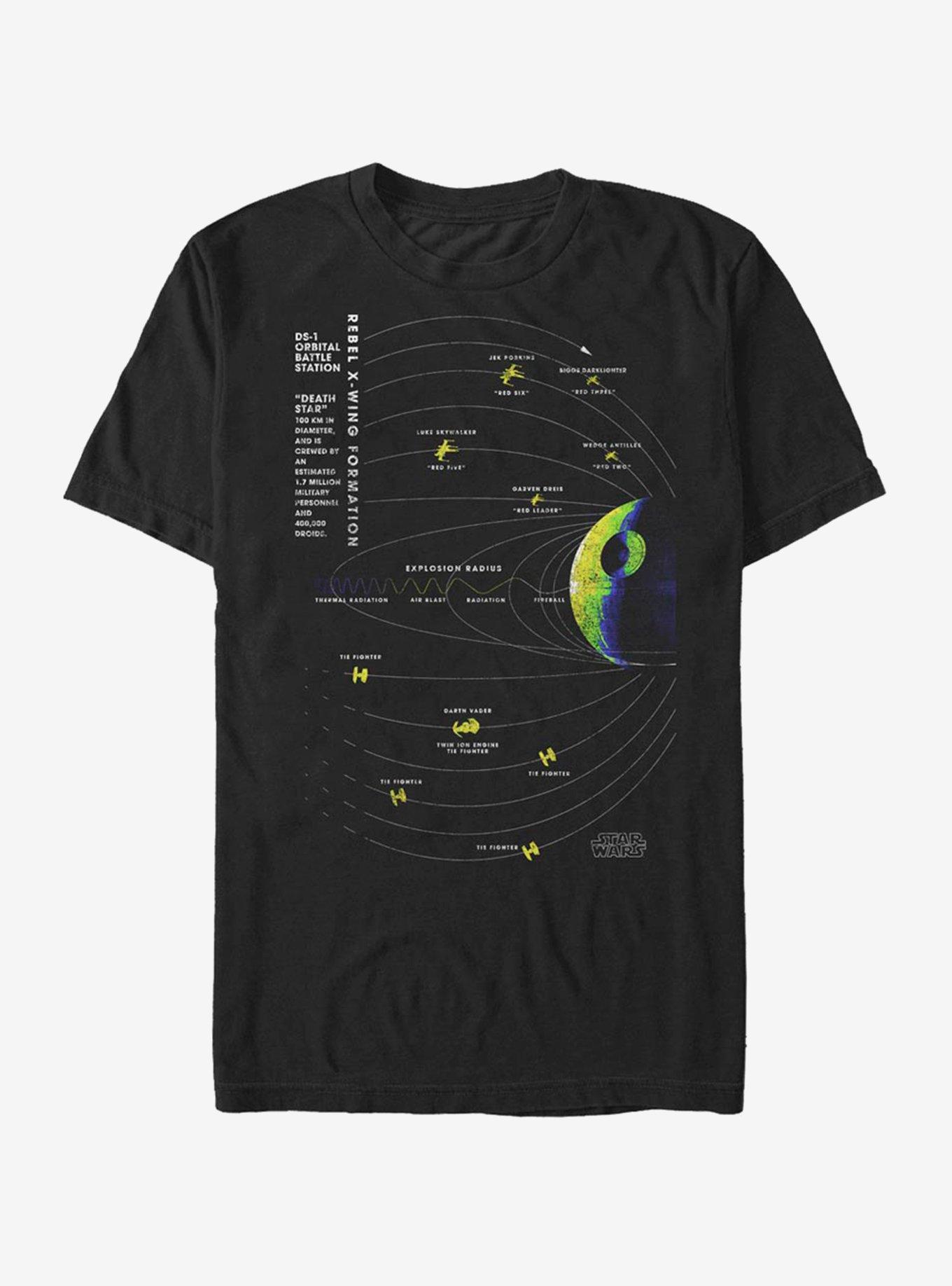 Star Wars Death Star One Schematic T-Shirt, , hi-res