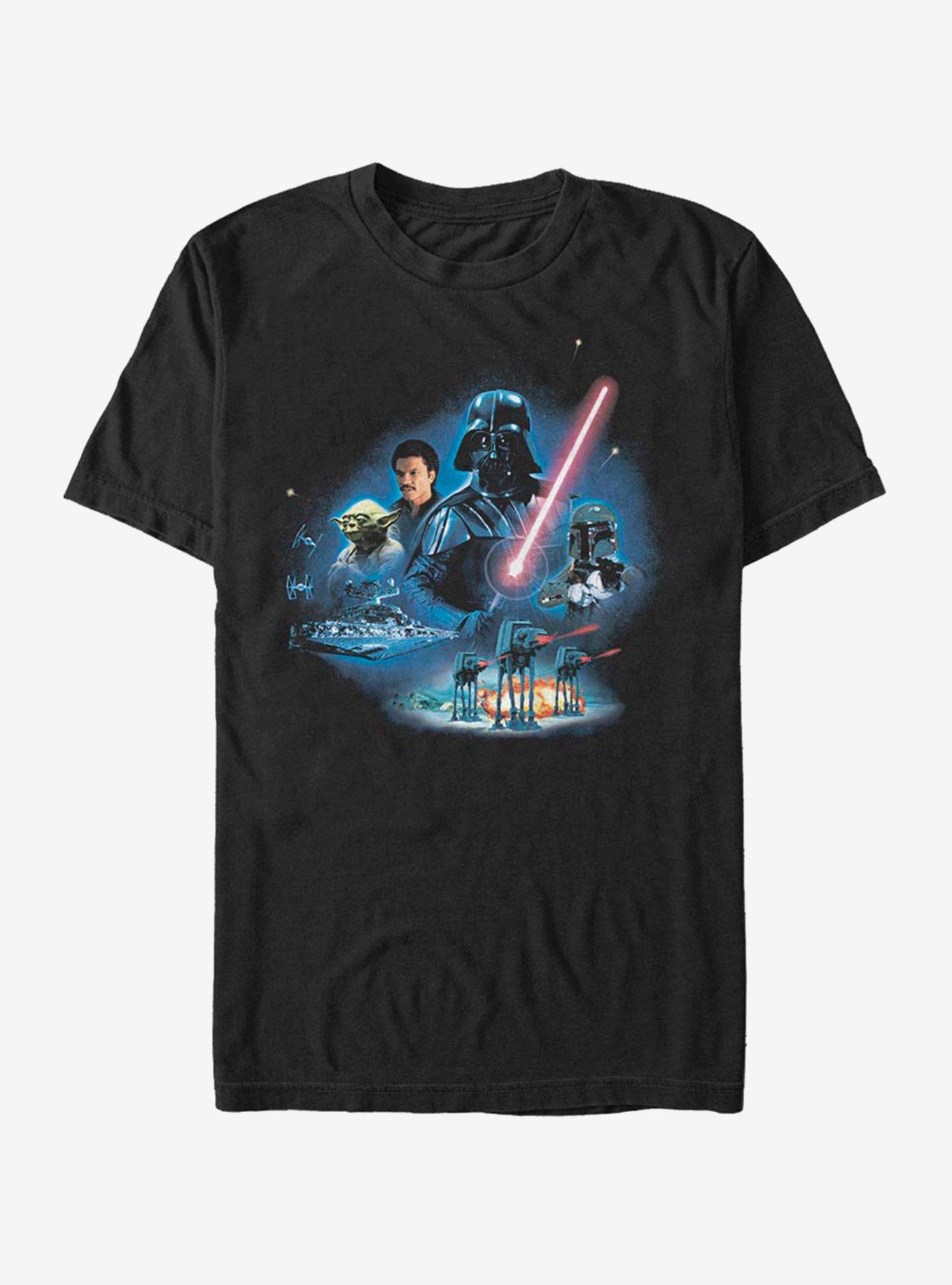 Star Wars Episode V The Empire Strikes Back Characters T-Shirt, , hi-res