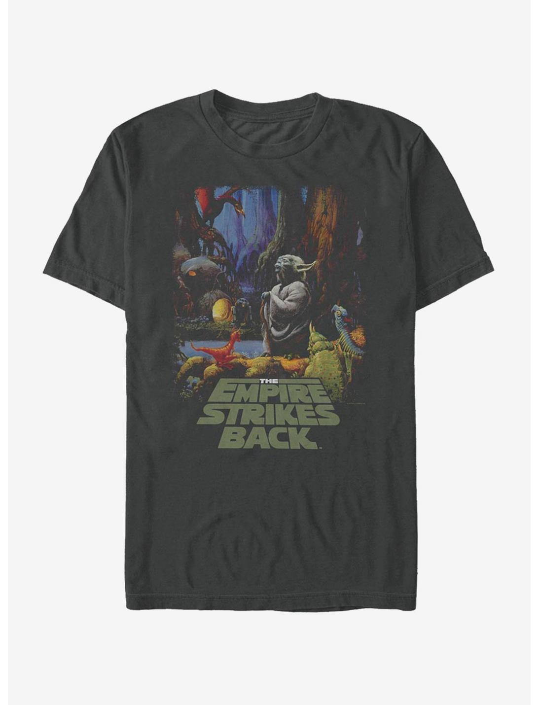 Star Wars Yoda Logo T-Shirt, CHARCOAL, hi-res
