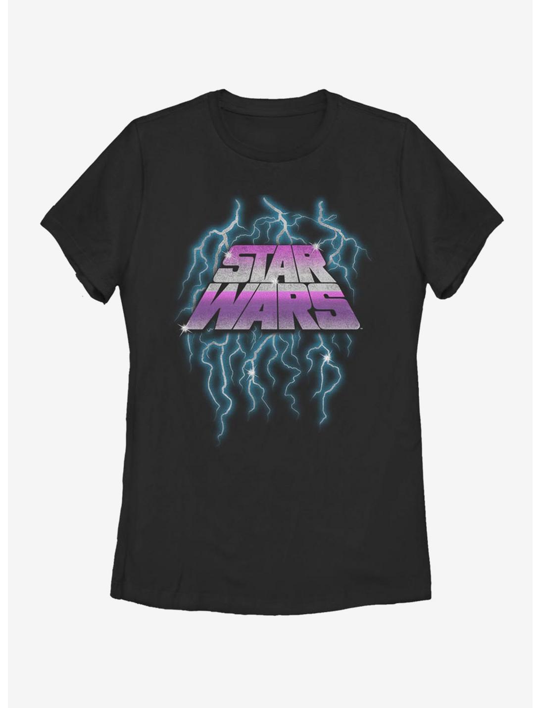 Star Wars Chrome Slant Womens T-Shirt, BLACK, hi-res