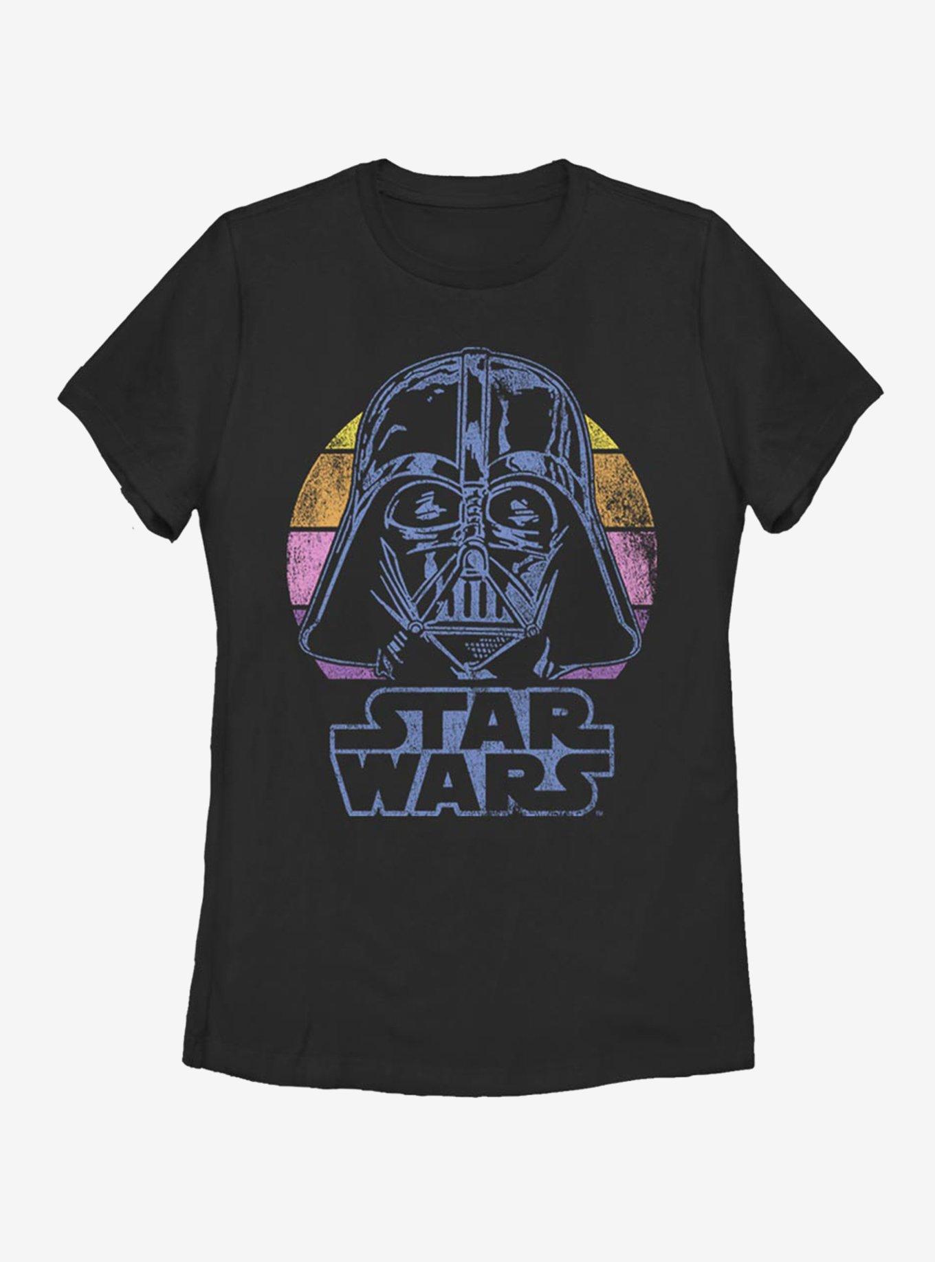 Star Wars Dark Vader Logo Womens T-Shirt, BLACK, hi-res