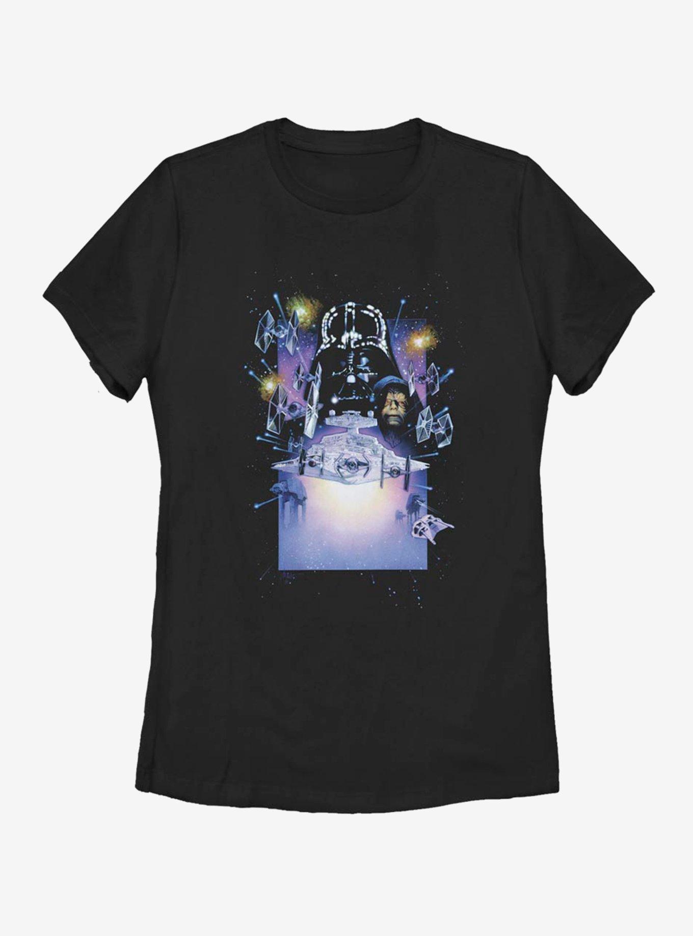 Star Wars Darth Vader Galaxy Womens T-Shirt, , hi-res