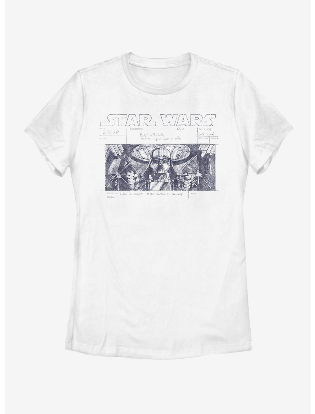 Star Wars Death Star Run Womens T-Shirt, WHITE, hi-res