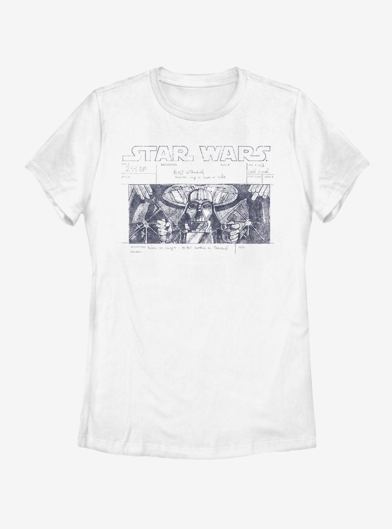 Star Wars Death Star Run Womens T-Shirt, WHITE, hi-res