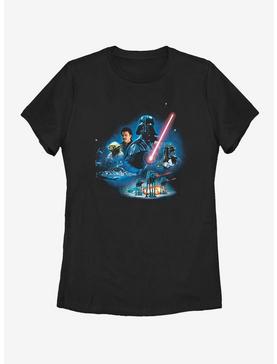 Star Wars Episode V The Empire Strikes Back Characters Womens T-Shirt, , hi-res