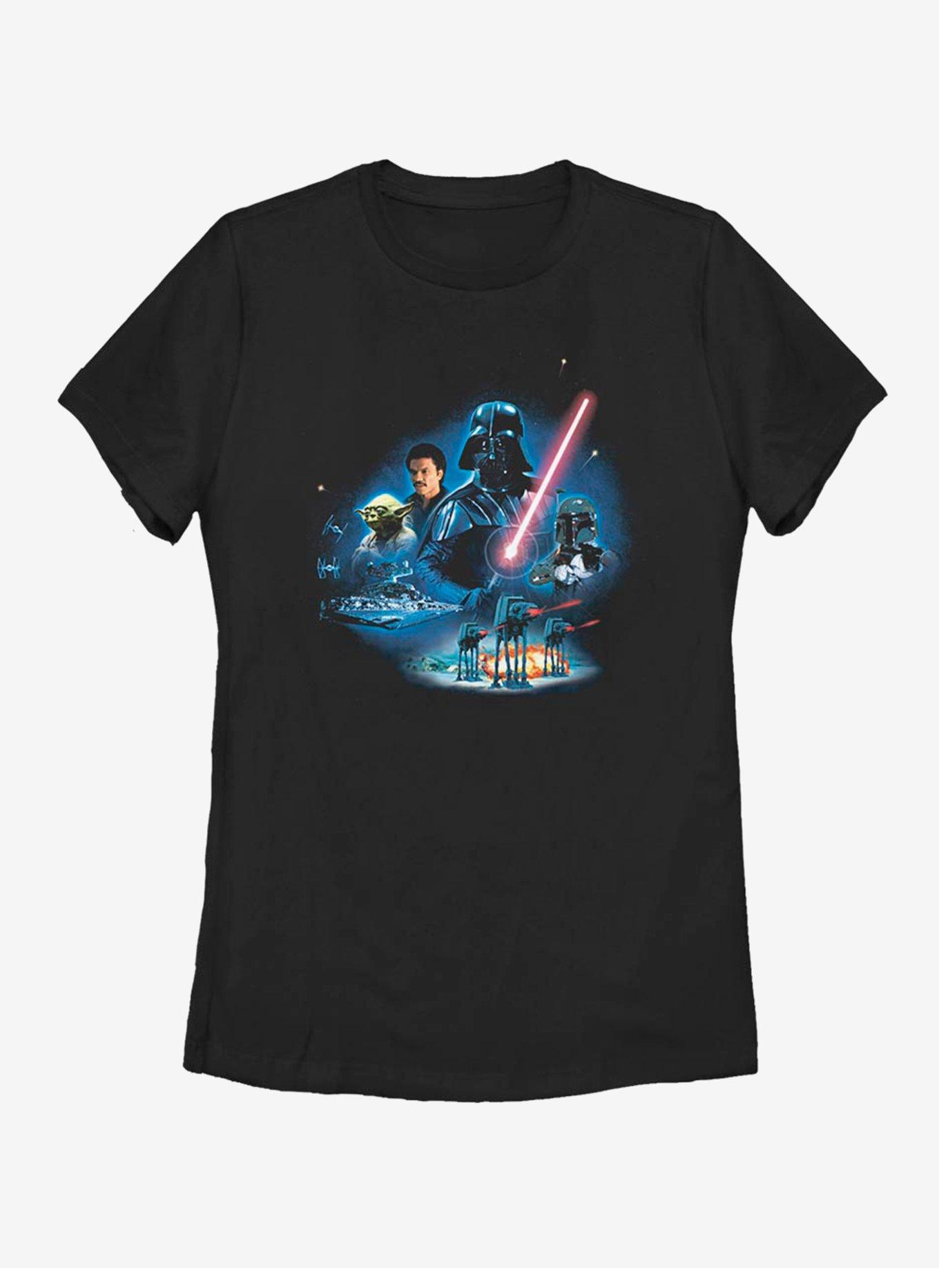 Star Wars Episode V The Empire Strikes Back Characters Womens T-Shirt, , hi-res