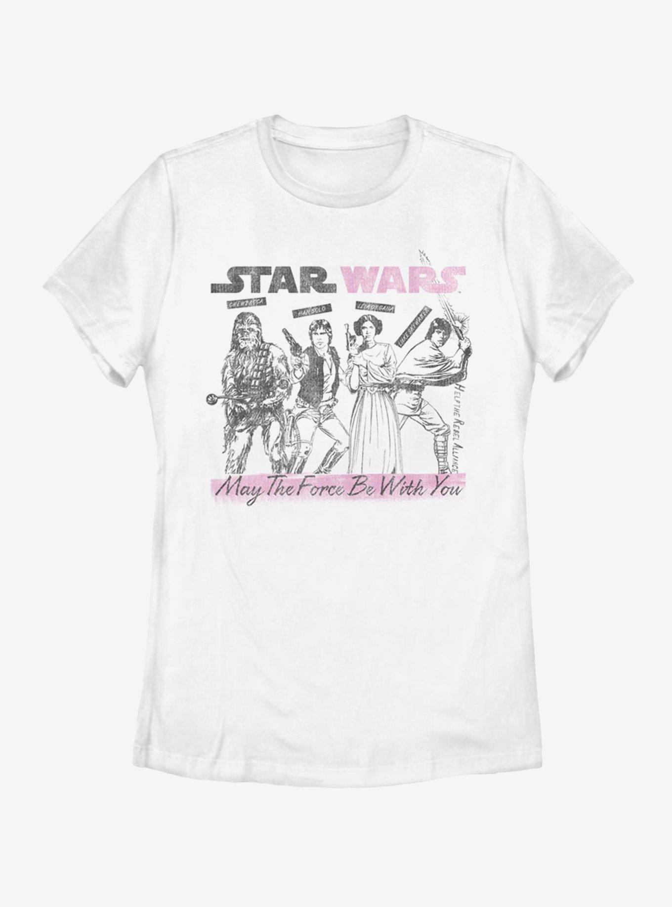 Star Wars Retro Team Womens T-Shirt, , hi-res