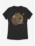 Star Wars Ewok Paradise Womens T-Shirt, BLACK, hi-res