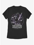 Star Wars Episode V The Empire Strikes Back Sepia Logo Womens T-Shirt, BLACK, hi-res