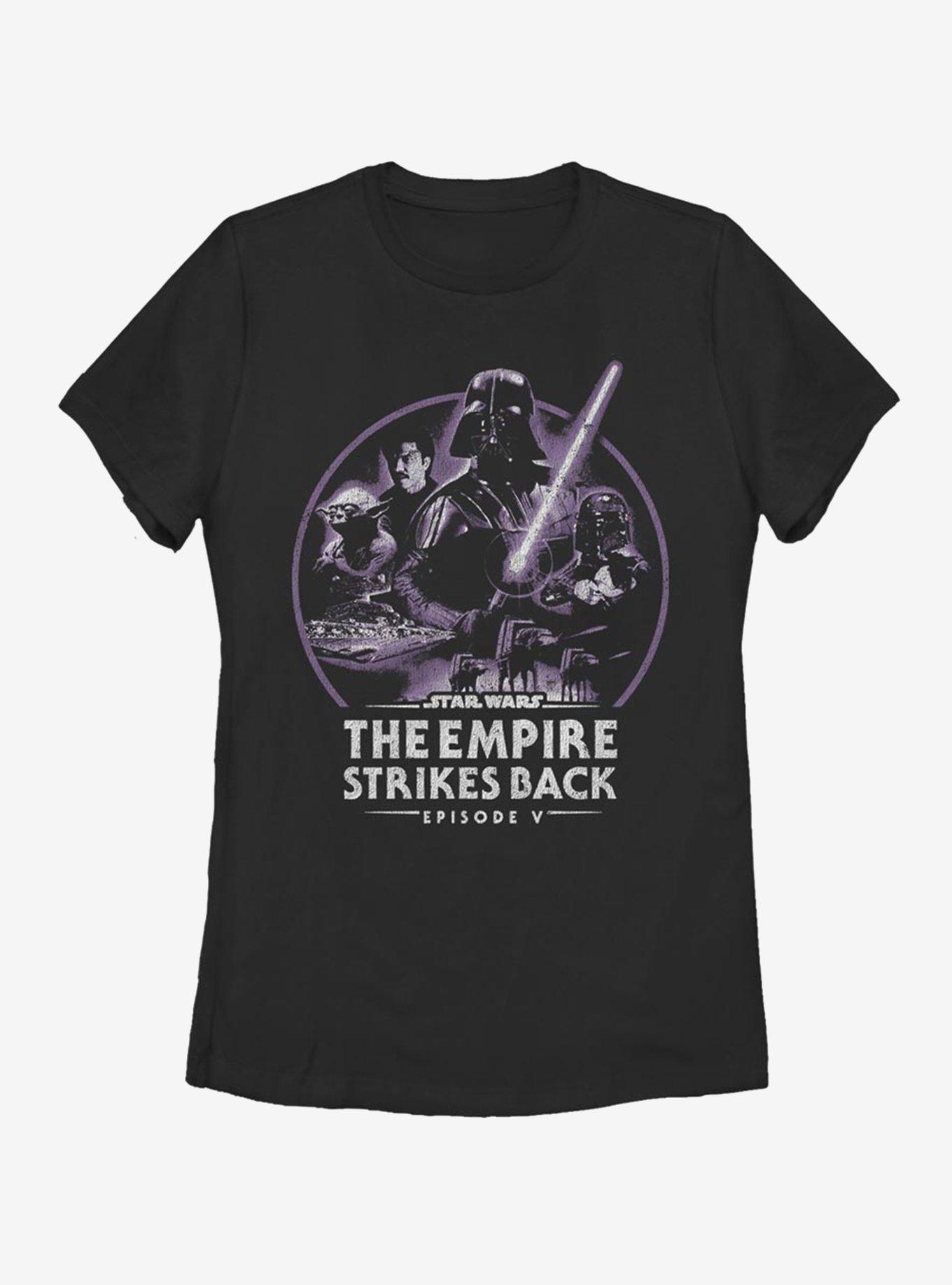 Star Wars Episode V The Empire Strikes Back Sepia Logo Womens T-Shirt, , hi-res