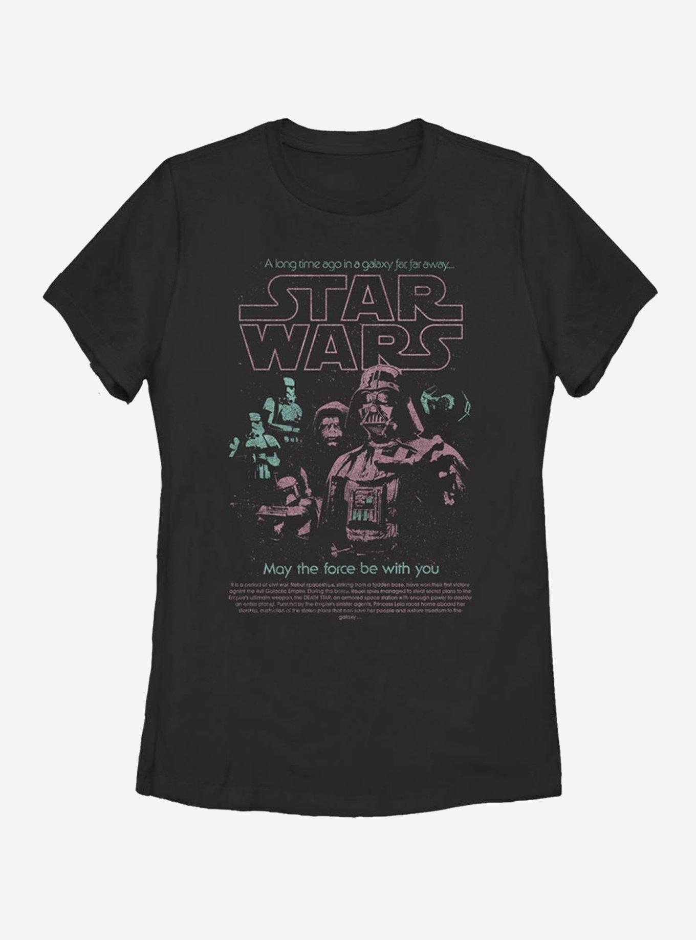 Star Wars Space Phantoms Womens T-Shirt, BLACK, hi-res