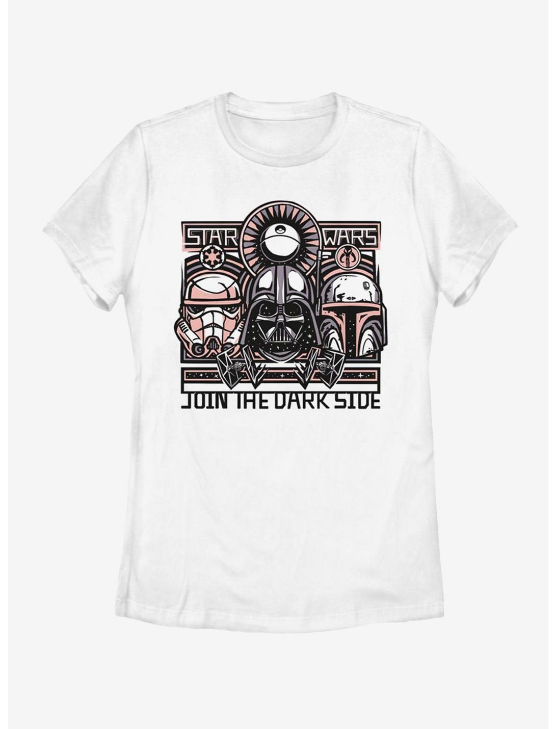 Star Wars Classic Folk Womens T-Shirt, WHITE, hi-res