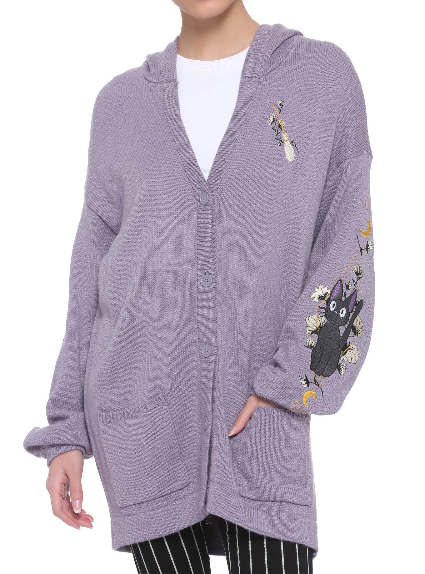 Her Universe Kiki's Delivery Service Jiji Hooded Cardigan | Her