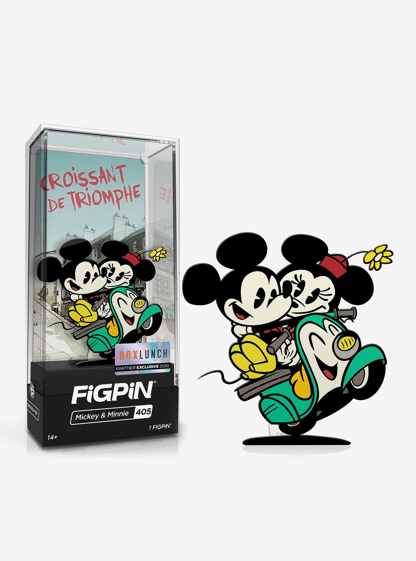 FiGPiN Disney Mickey & Minnie on Scooter Enamel Pin - BoxLunch Exclusive, , hi-res