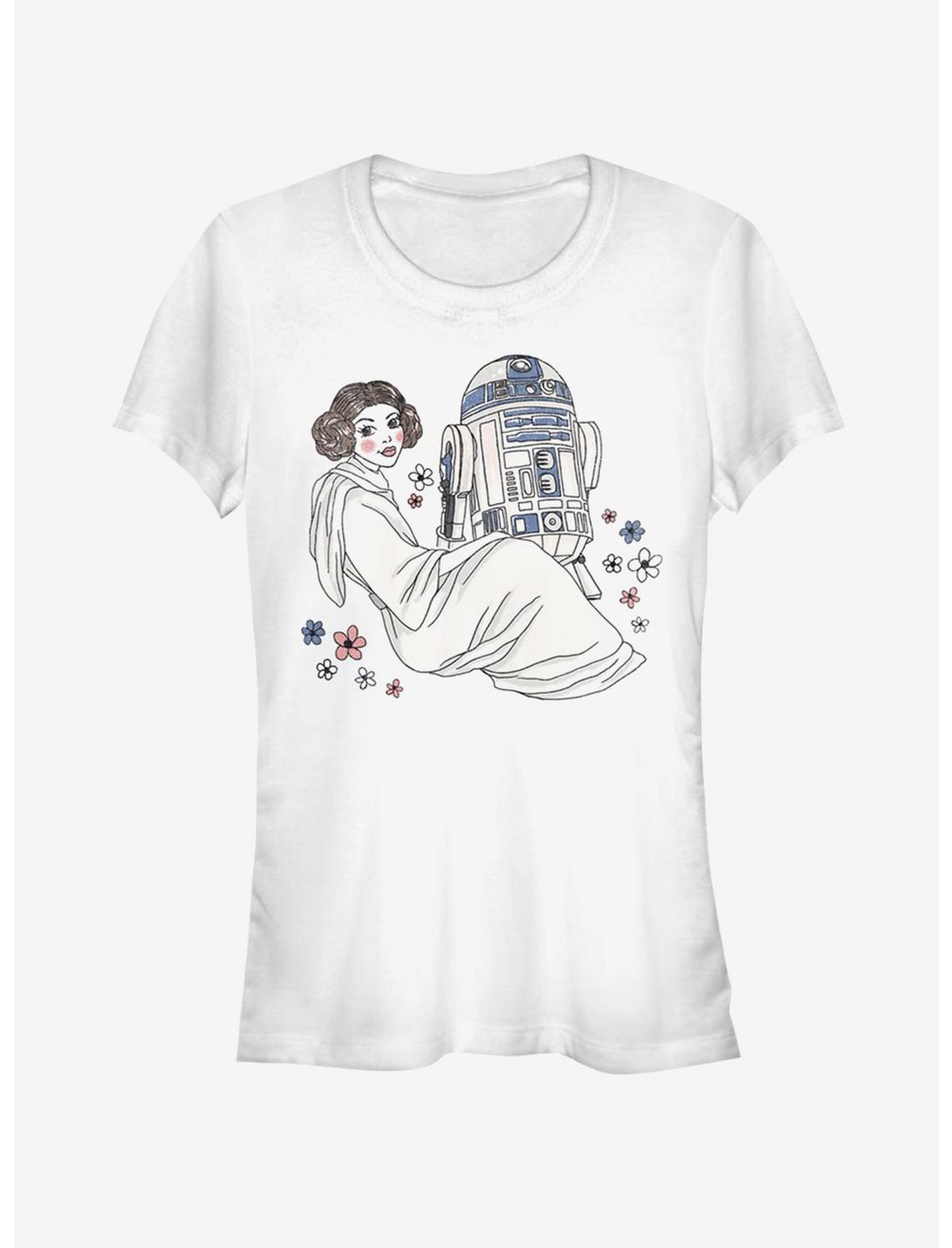 Star Wars Galaxy Friends Girls T-Shirt, WHITE, hi-res