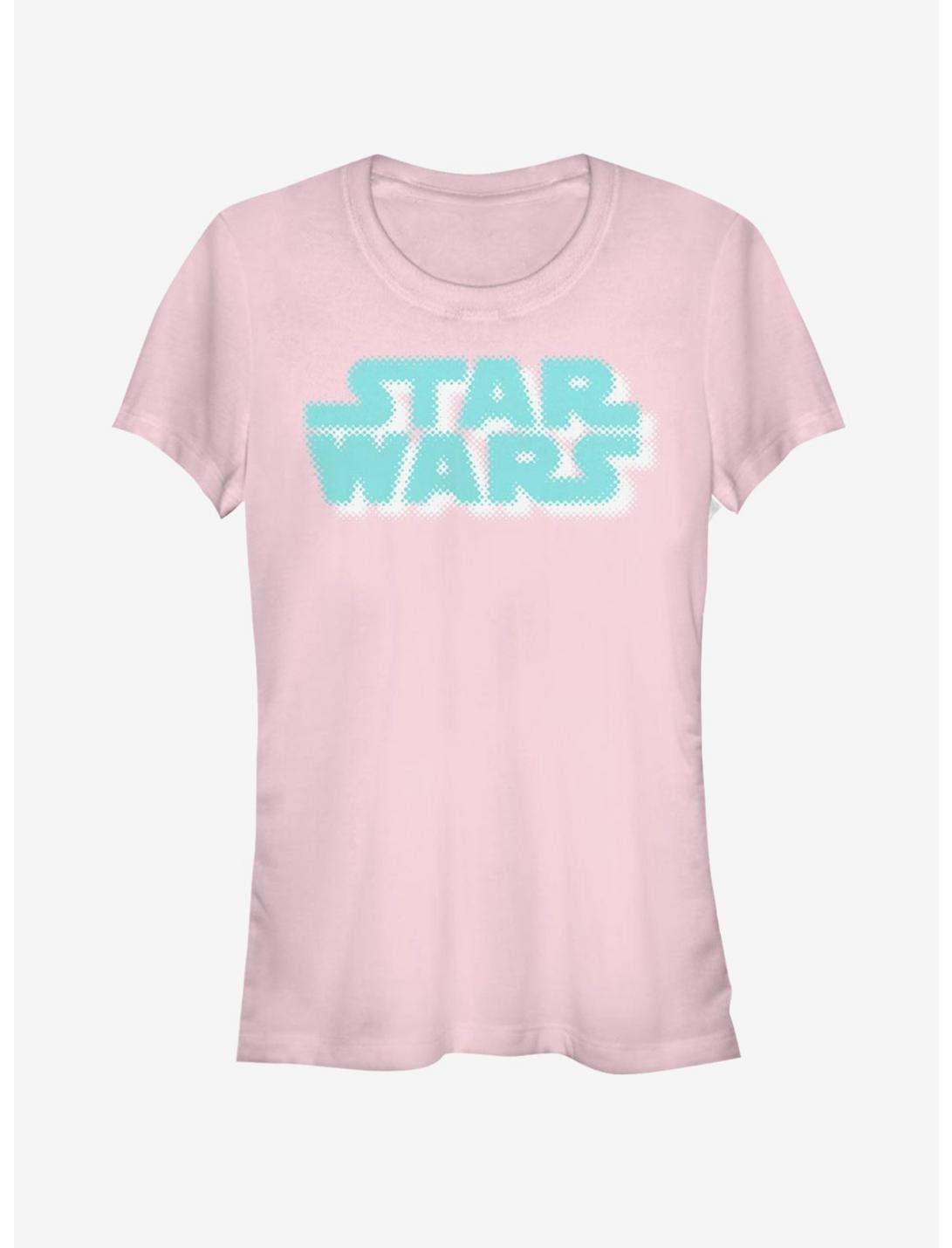 Star Wars Half Tone Logo  Girls T-Shirt, LIGHT PINK, hi-res