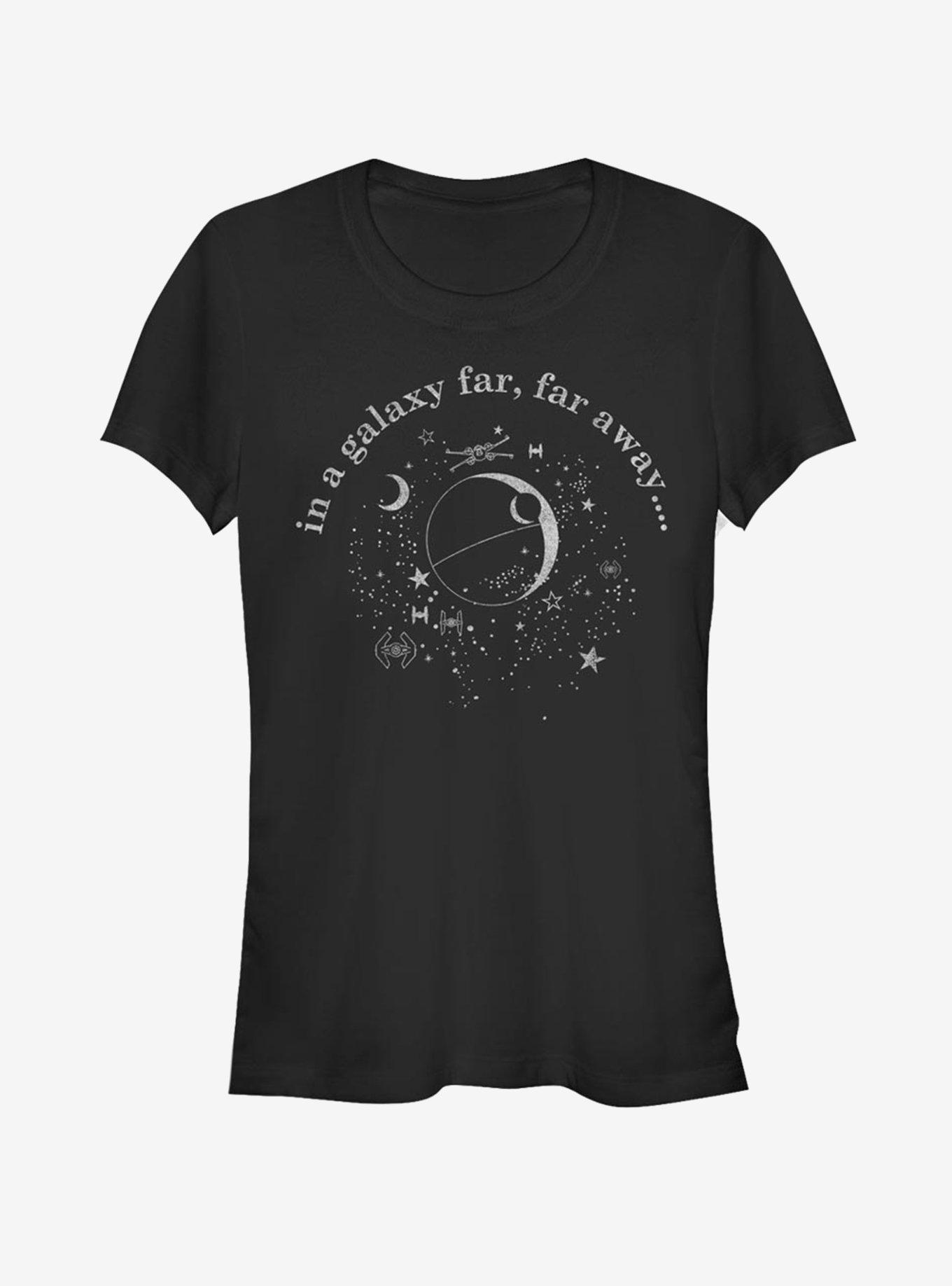Star Wars Celestial Death Star Girls T-Shirt, BLACK, hi-res