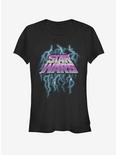 Star Wars Chrome Slant Girls T-Shirt, BLACK, hi-res