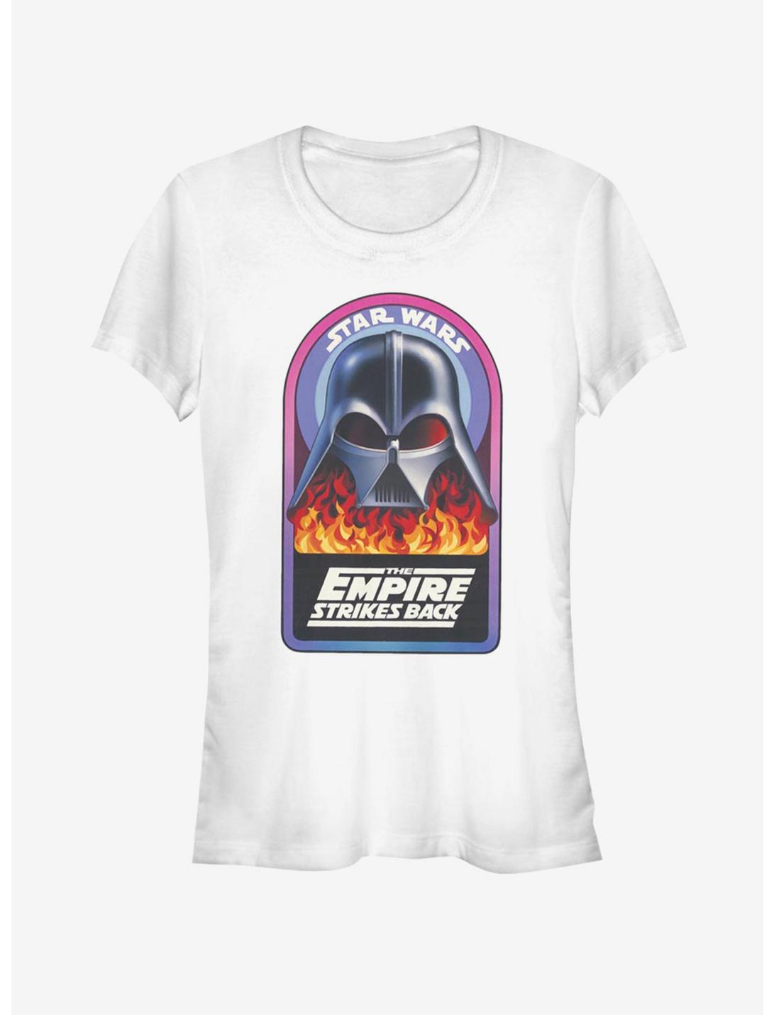 Star Wars Empire Strikes Back Japanese Poster Girls T-Shirt, WHITE, hi-res