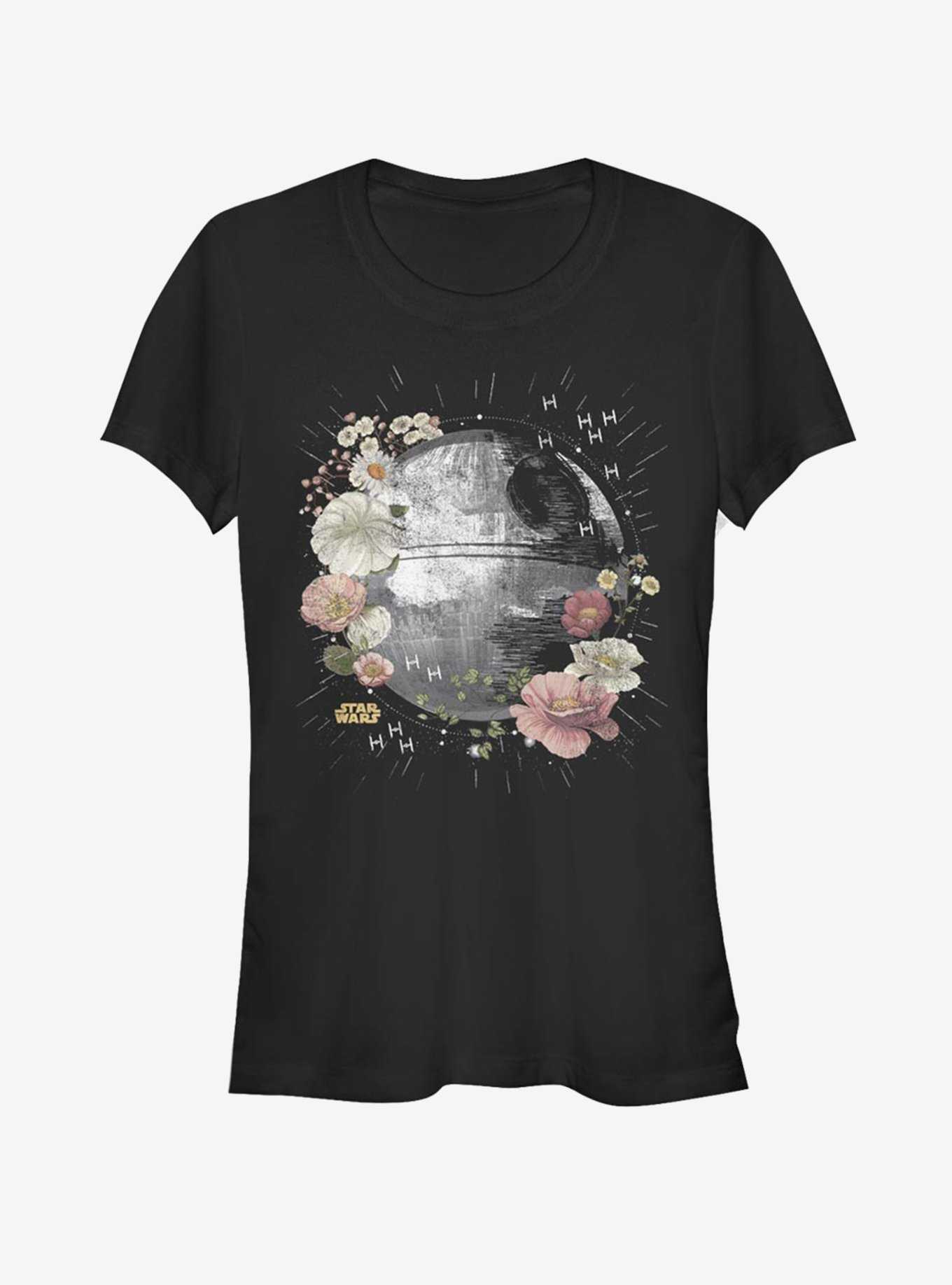 Star Wars Floral Death Star Girls T-Shirt, , hi-res