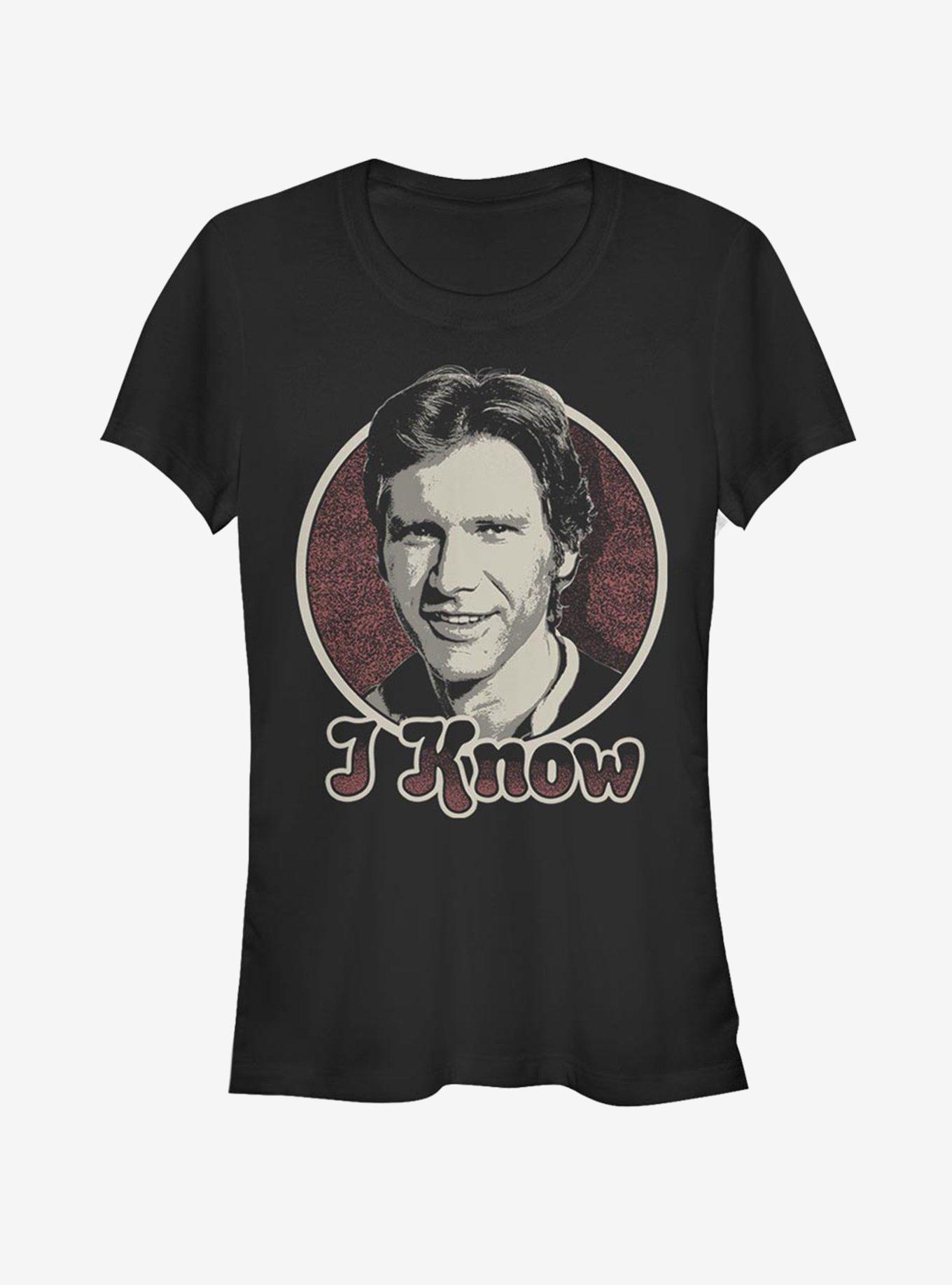 Star Wars Han Knows Girls T-Shirt, BLACK, hi-res