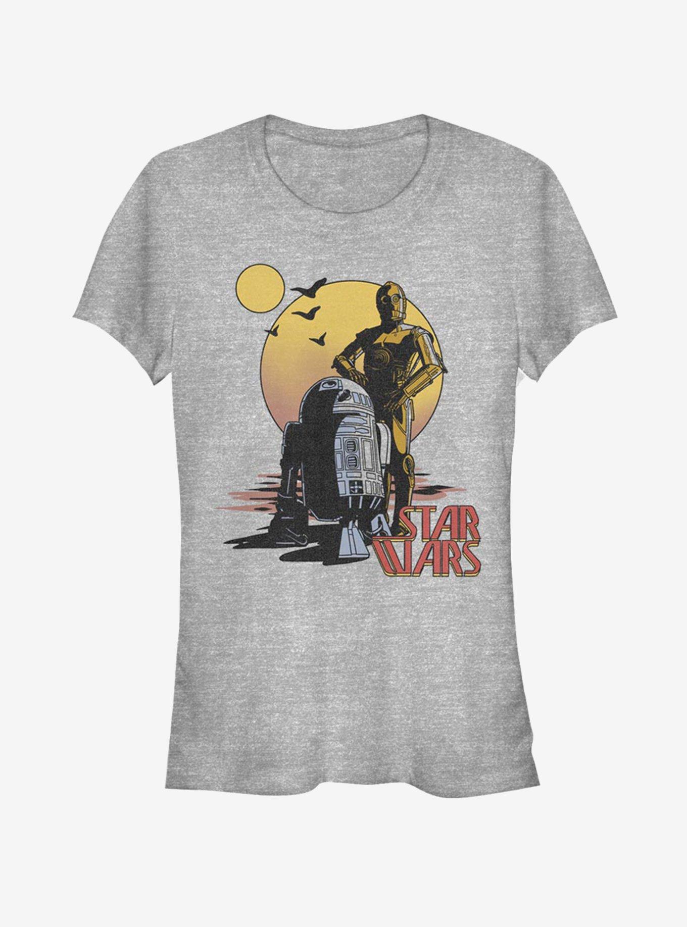 Star Wars Desert Droids Girls T-Shirt, ATH HTR, hi-res