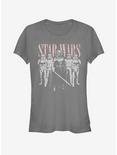 Star Wars Star Grunge Girls T-Shirt, CHARCOAL, hi-res