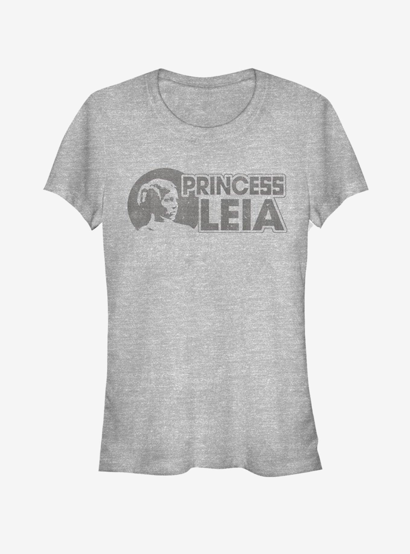 Star Wars Vintage Leia Girls T-Shirt, ATH HTR, hi-res
