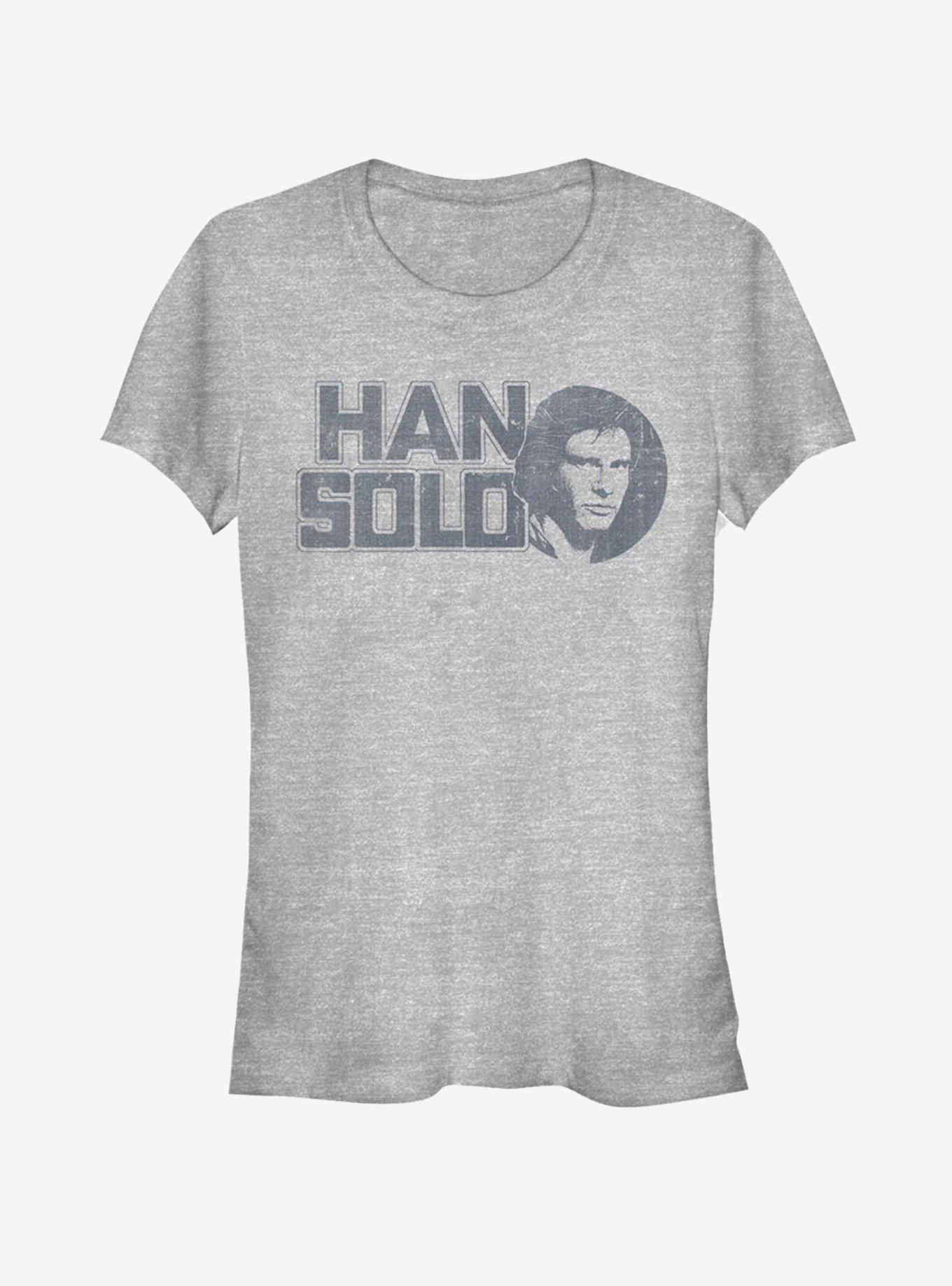 Star Wars Vintage Solo Girls T-Shirt, ATH HTR, hi-res